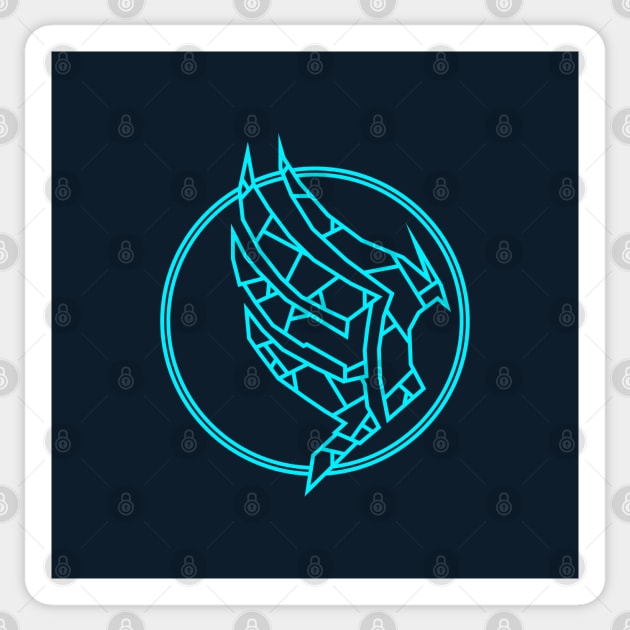 Mass Effect - Paragon Symbol Sticker by BadBox